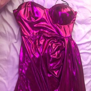 Shiny Pink Dress